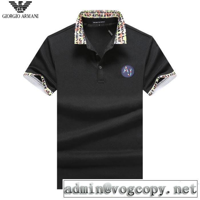 2色可選 半袖Tシャツ 夏にぴったり限定アイテム 2019年春夏流行ファッション ARMANI アルマーニ