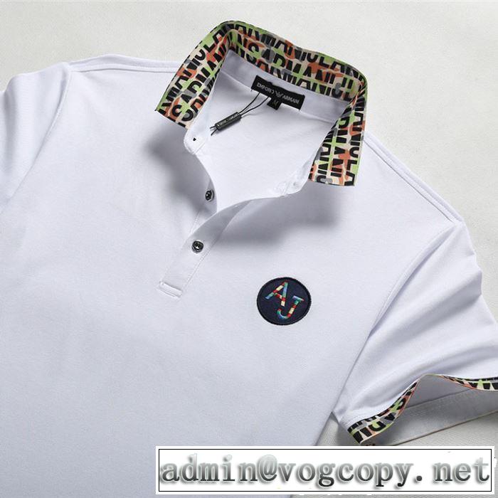 2色可選 半袖Tシャツ 夏にぴったり限定アイテム 2019年春夏流行ファッション ARMANI アルマーニ