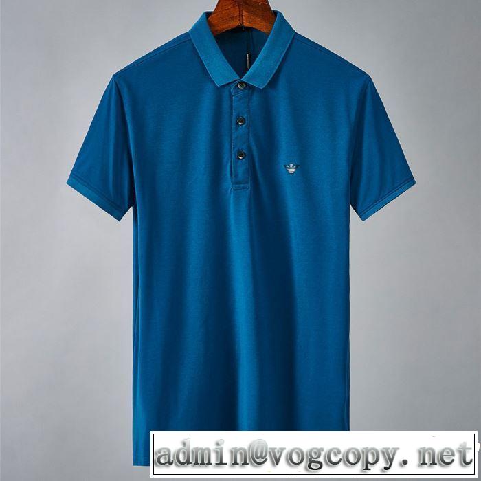 ARMANI アルマーニ 半袖Tシャツ 3色可選 一気にトレンド感満載な着こなし 2019春夏も引き続きトレンド