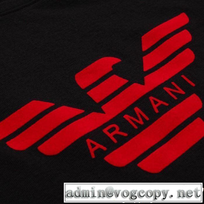 2019春夏の大注目トレンド 人気ストリートブランド新品 ARMANI アルマーニ 半袖Tシャツ 3色可選