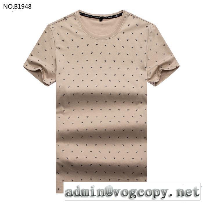 半袖Tシャツ 3色可選 2019春夏は人気定番 リラックススタイルが実現 鮮度が手に入る ARMANI アルマーニ