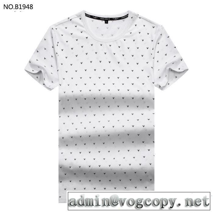 半袖Tシャツ 3色可選 2019春夏は人気定番 リラックススタイルが実現 鮮度が手に入る ARMANI アルマーニ