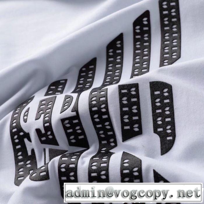 目を引く春夏トップス ARMANI アルマーニ 半袖Tシャツ 3色可選 2019春夏も引き続き人気セール