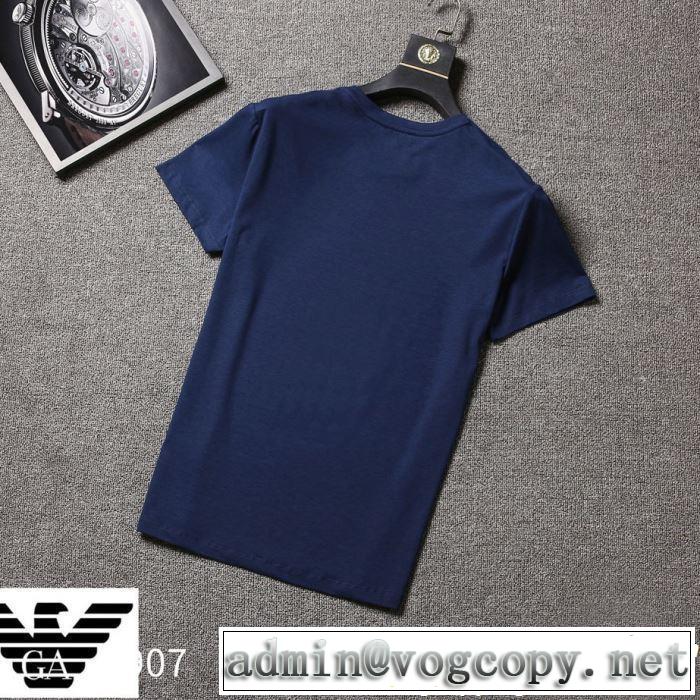 春夏！大人カジュアル 【2019年】夏のファッション 半袖Tシャツ 3色可選 ARMANI アルマーニ