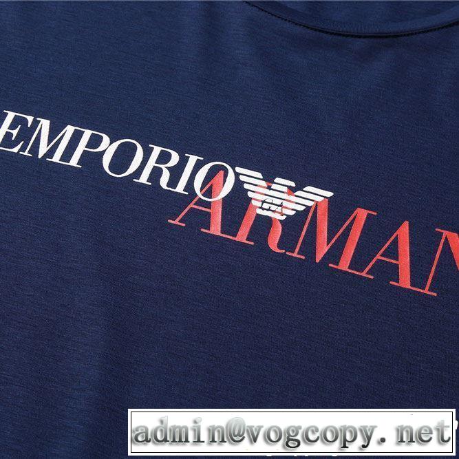 春夏！大人カジュアル 【2019年】夏のファッション 半袖Tシャツ 3色可選 ARMANI アルマーニ