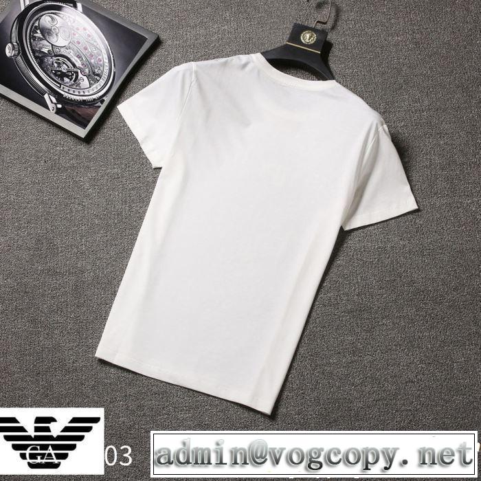 半袖Tシャツ 3色可選 今から夏まで活躍する ARMANI アルマーニ  2019春夏のトレンド新商品