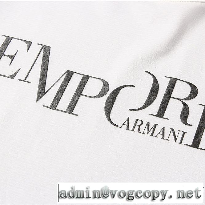 半袖Tシャツ 3色可選 今から夏まで活躍する ARMANI アルマーニ  2019春夏のトレンド新商品