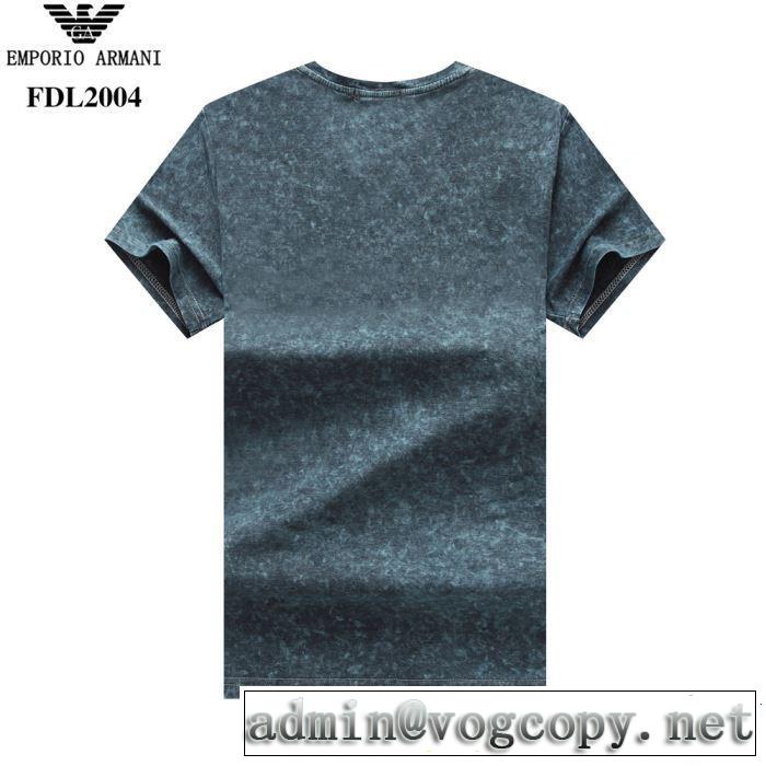 4色可選 半袖Tシャツ 2019年春夏のトレンドアイテム 季節感をプラス人気商品 ARMANI アルマーニ