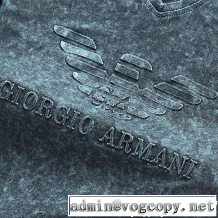 4色可選 半袖Tシャツ 2019年春夏のトレンドアイテム 季節感をプラス人気商品 ARMANI アルマーニ