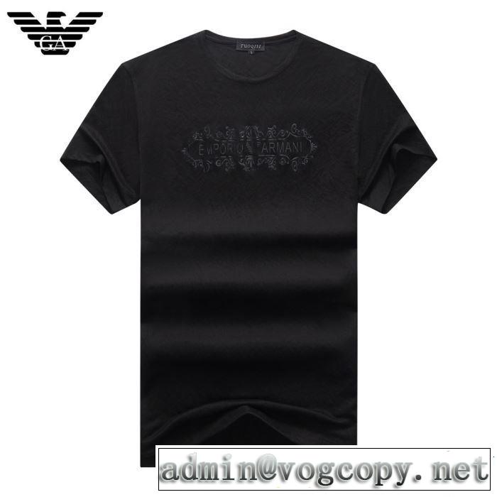ARMANI アルマーニ 半袖Tシャツ 3色可選 今年の正解大人気新作 2019年春夏のトレンドアイテム