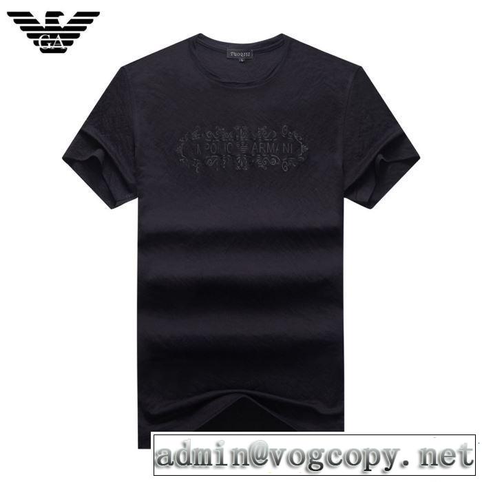 ARMANI アルマーニ 半袖Tシャツ 3色可選 今年の正解大人気新作 2019年春夏のトレンドアイテム