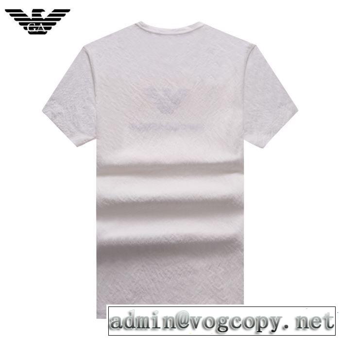 2019年春夏流行ファッション 大人の可愛さを引き立て ARMANI アルマーニ 半袖Tシャツ 3色可選