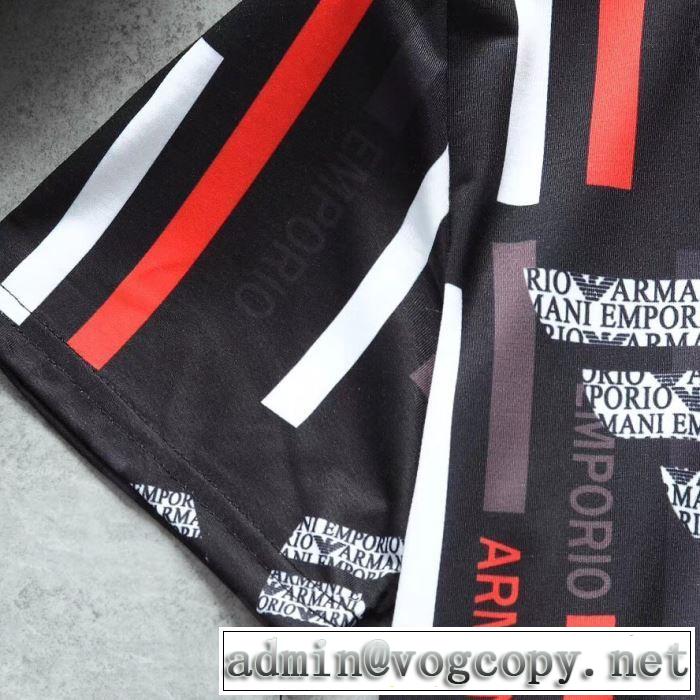 大人カジュアル上手に アルマーニ ARMANI 2019年春夏シーズンの人気 Tシャツ/半袖  3色可選