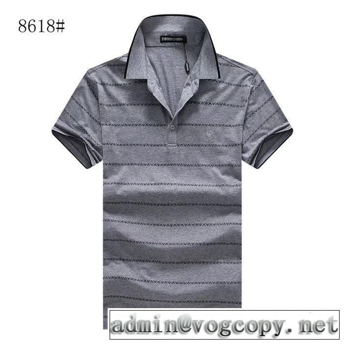アルマーニ2019春夏人気トレンドアイテム  ARMANI  Tシャツ/半袖 暑い季節も大活躍  4色可選