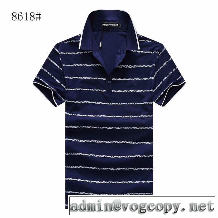 アルマーニ2019春夏人気トレンドアイテム  ARMANI  Tシャツ/半袖 暑い季節も大活躍  4色可選