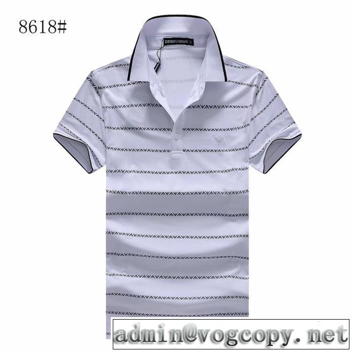 アルマーニ2019春夏人気トレンドアイテム  ARMANI  Tシャツ/半袖 暑い季節も大活躍  4色可選