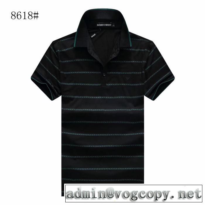 アルマーニ2019春夏人気トレンドアイテム  ARMANI  Tシャツ/半袖 暑い季節も大活躍  4色可選