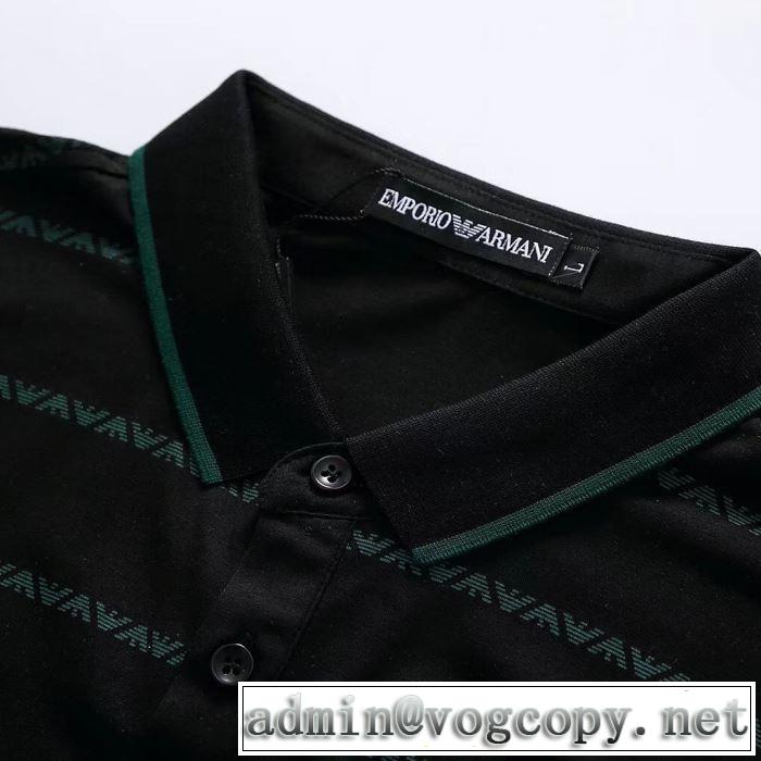 アルマーニ2019春夏人気トレンドアイテム  ARMANI  Tシャツ/半袖 暑い季節も大活躍  4色可選