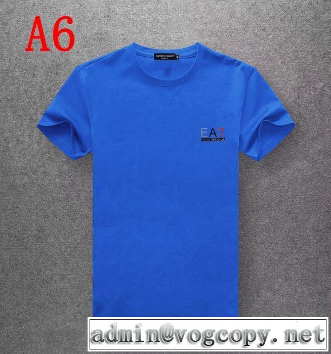元気な印象のコーデ アルマーニ ARMANI  Tシャツ/半袖 2019SS グッと大人っぽい印象に 多色可選