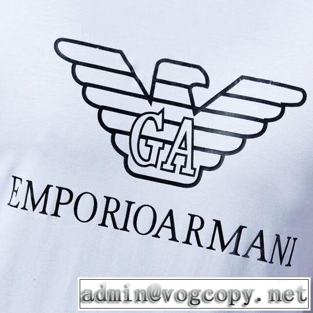 2色可選アルマーニ【2019年】夏のファッション  ARMANI 爽やかカジュアル人気 Tシャツ/半袖