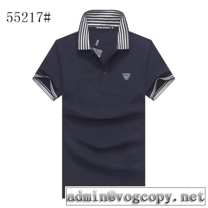 2019年春夏シーズンの人気 アルマーニ  Tシャツ/半袖  3色可選 ARMANI 夏ファッションをおしゃれに楽しもう