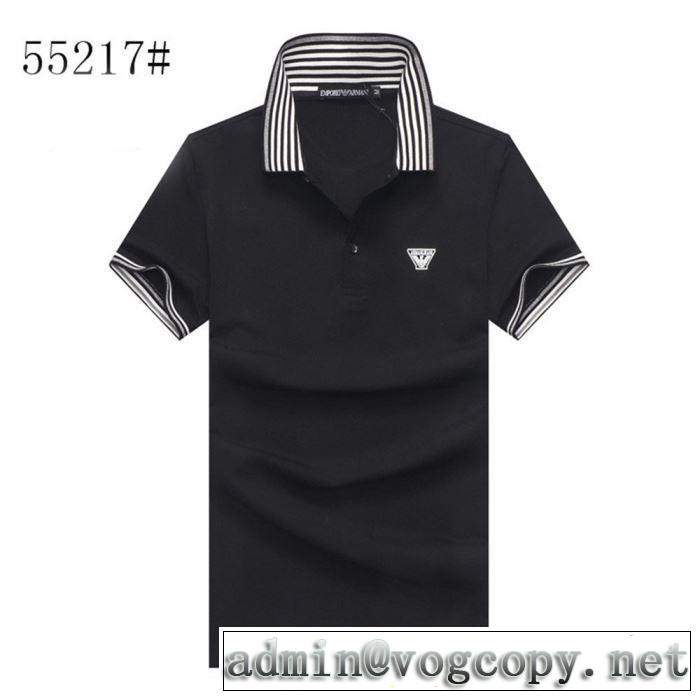 2019年春夏シーズンの人気 アルマーニ  Tシャツ/半袖  3色可選 ARMANI 夏ファッションをおしゃれに楽しもう