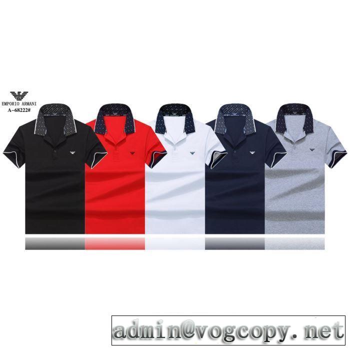 多色可選 アルマーニ2019春夏人気トレンドアイテム  ARMANI 今期注目のブランドトレンド Tシャツ/半袖