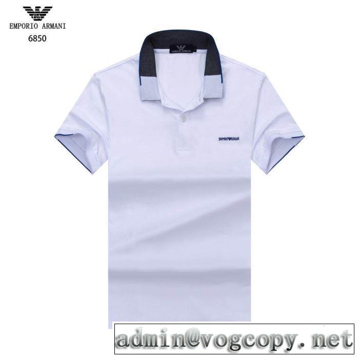 多色可選 2019春夏のトレンド新商品 アルマーニ 元気な印象のコーデARMANI  Tシャツ/半袖
