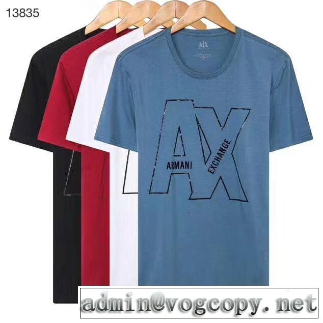 アルマーニ  4色可選 【2019年】夏のファッション ARMANI 素敵カジュアル春夏新品 Tシャツ/半袖