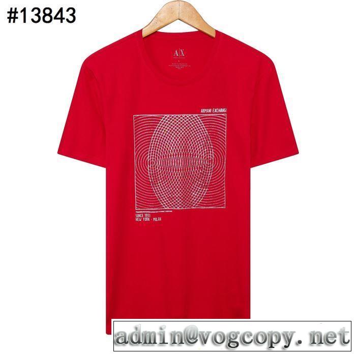 素敵カジュアルの春夏コレクション Tシャツ/半袖 【2019年】夏のファッション 3色可選 アルマーニ ARMANI