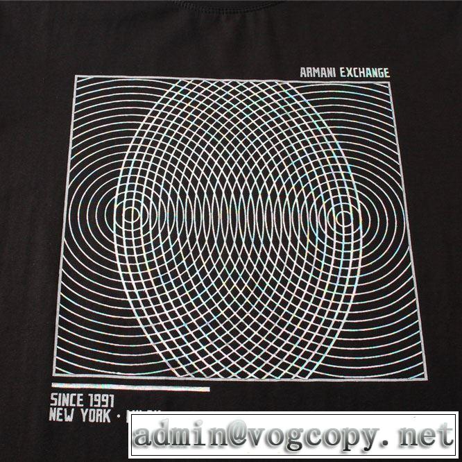 素敵カジュアルの春夏コレクション Tシャツ/半袖 【2019年】夏のファッション 3色可選 アルマーニ ARMANI