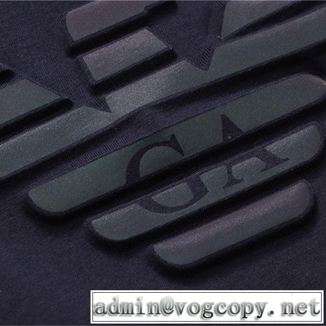 ARMANI 大人らしく仕上げ Tシャツ/半袖 【2019年】夏のファッション 4色可選 アルマーニ  キレイめ感が強い