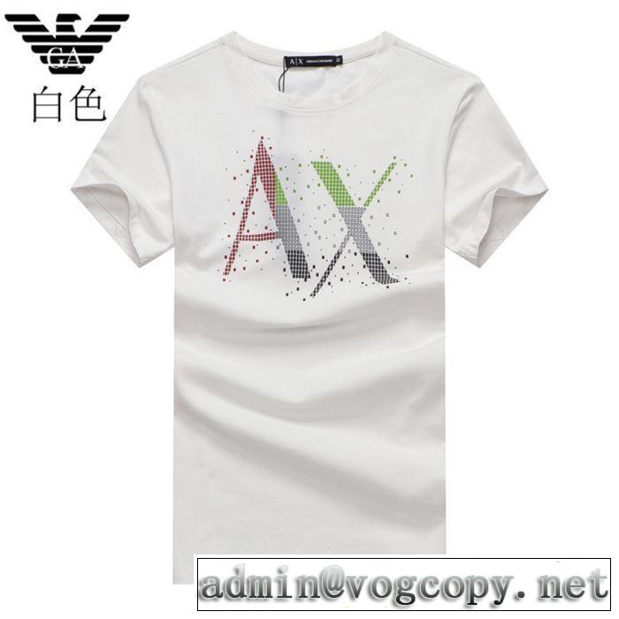 都市独特のトレンドアイテム アルマーニ ARMANI  Tシャツ/半袖  4色可選【2019年】夏のファッション