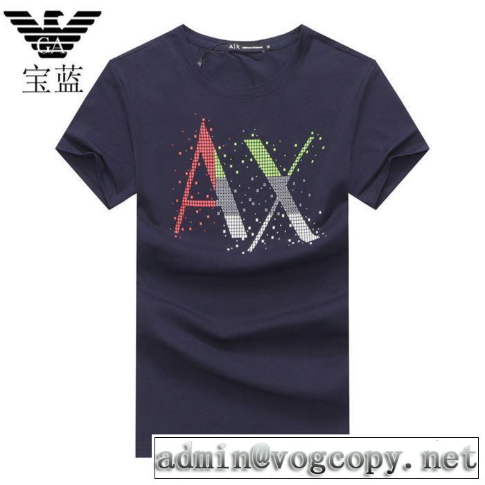 都市独特のトレンドアイテム アルマーニ ARMANI  Tシャツ/半袖  4色可選【2019年】夏のファッション