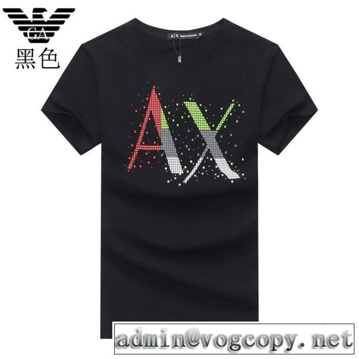 都市独特のトレンドアイテム アルマーニ ARMANI  Tシャツ/半袖  4色可選【2019年】夏のファッション