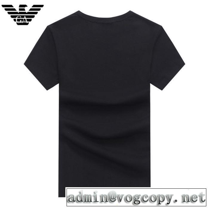 都市独特のトレンドアイテム アルマーニ ARMANI  Tシャツ/半袖  4色可選【2019年】夏のファッション