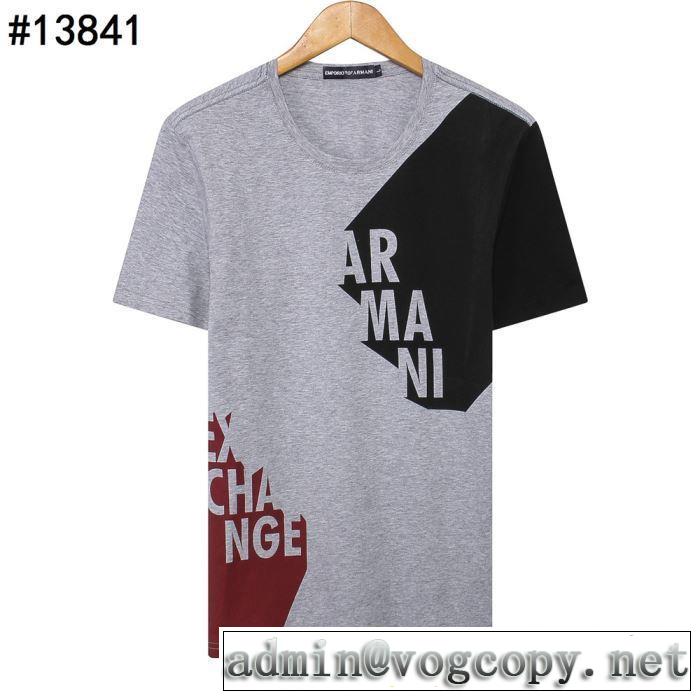 ぜひ今年のトレンドをチェック Tシャツ/半袖  3色可選 アルマーニ 2019春夏トレンドアイテム ARMANI