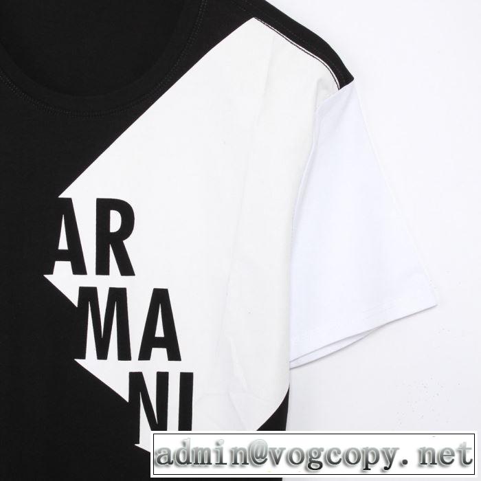 ぜひ今年のトレンドをチェック Tシャツ/半袖  3色可選 アルマーニ 2019春夏トレンドアイテム ARMANI