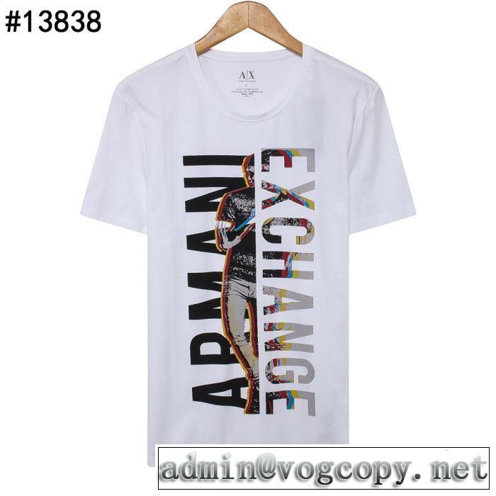 アルマーニ ARMANI特に夏は人気アイテム  Tシャツ/半袖  4色可選 2019SSのトレンド商品