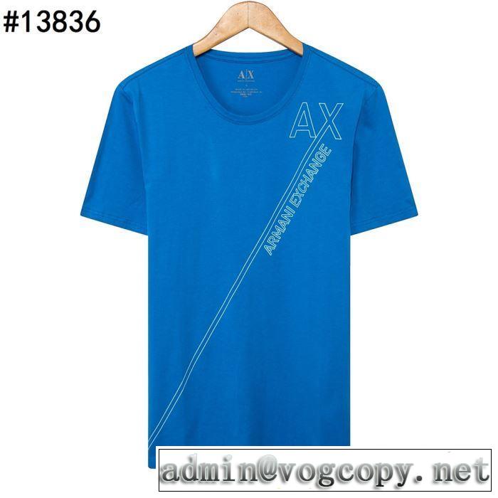 最も目立ったブランド新品 アルマーニ ARMANI 2019年春夏シーズンの人気 4色可選   Tシャツ/半袖