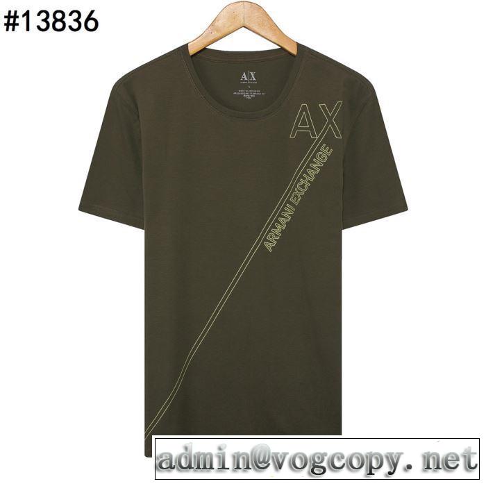 最も目立ったブランド新品 アルマーニ ARMANI 2019年春夏シーズンの人気 4色可選   Tシャツ/半袖