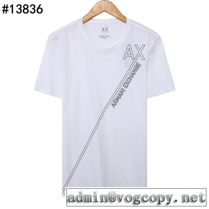 最も目立ったブランド新品 アルマーニ ARMANI 2019年春夏シーズンの人気 4色可選   Tシャツ/半袖
