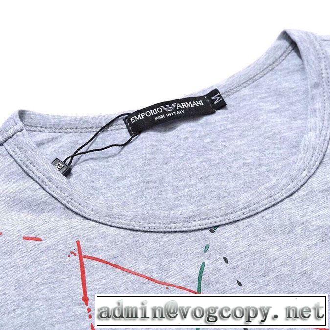 ARMANI ゆったり感のあるアイテム 2019SSのトレンド商品 Tシャツ/半袖 3色可選 アルマーニ