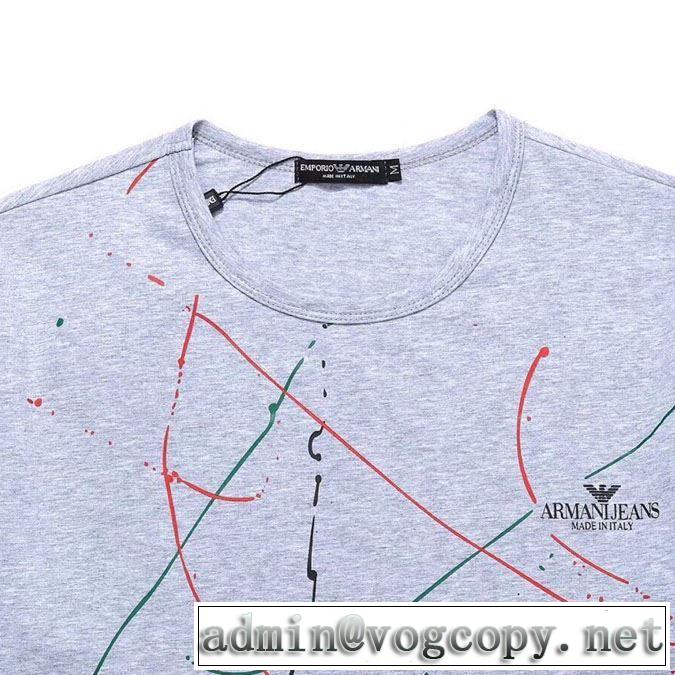 ARMANI ゆったり感のあるアイテム 2019SSのトレンド商品 Tシャツ/半袖 3色可選 アルマーニ