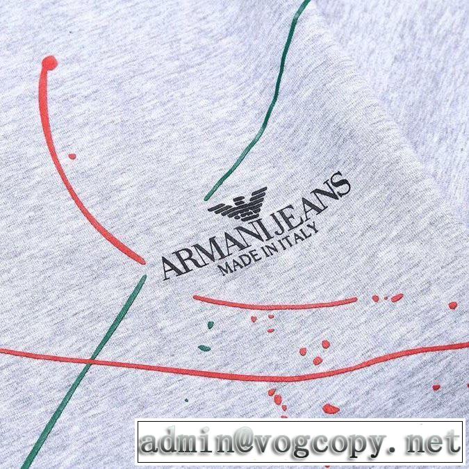 ARMANI ゆったり感のあるアイテム 2019SSのトレンド商品 Tシャツ/半袖 3色可選 アルマーニ
