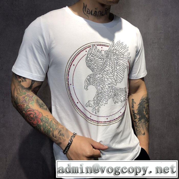 2019年夏の一押しファッションアイテム  2色可選 アルマーニ 海外セレブは大人気 ARMANI  Tシャツ/半袖