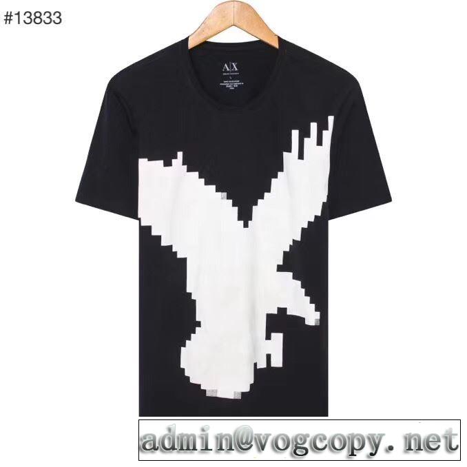 2019夏色っぽさ アルマーニ おしゃれデザインも大人気 ARMANI 半袖Tシャツ 多色可選 夏の王道　適度な上品さ