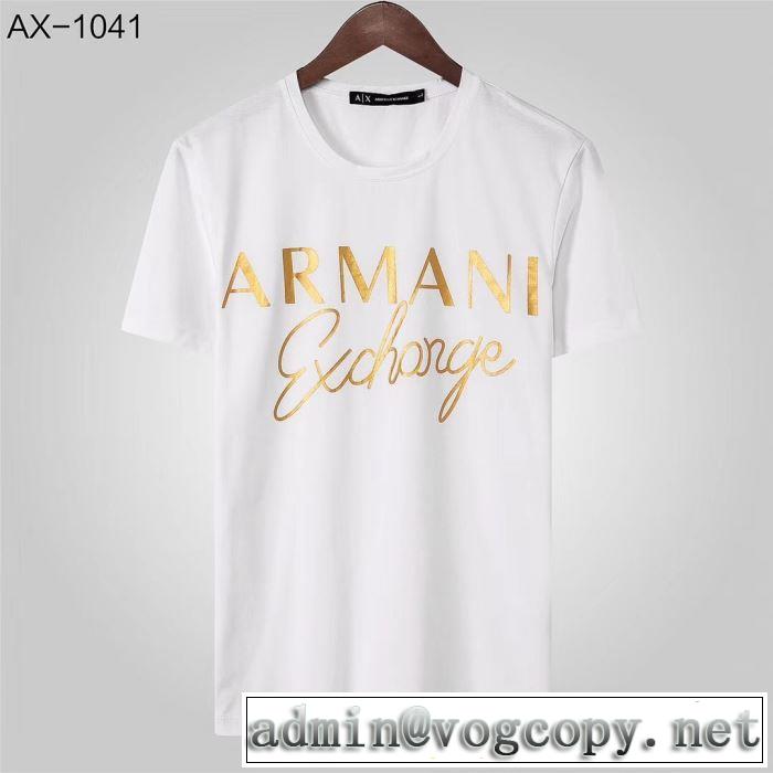多色可選 風通しの良いフレア アルマーニ ARMANI 高級感が好評です半袖Tシャツ 多色可選2019春夏も引き続き人気セール