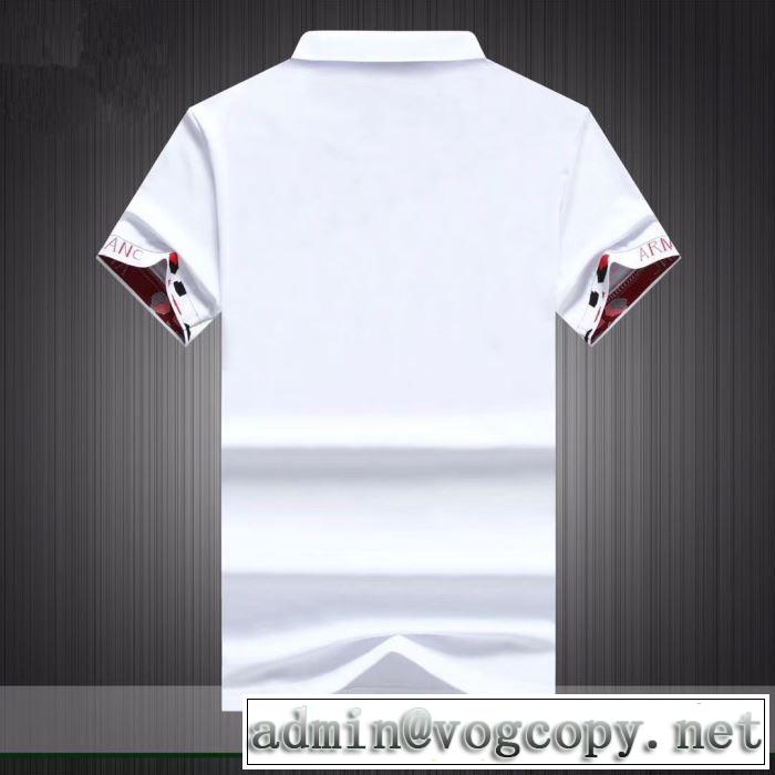 大人のこなれた着こなし  半袖Tシャツ 多色可選 2019春夏も引き続きトレンド アルマーニ ARMANI