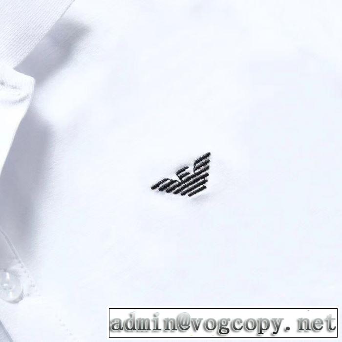 大人のこなれた着こなし  半袖Tシャツ 多色可選 2019春夏も引き続きトレンド アルマーニ ARMANI